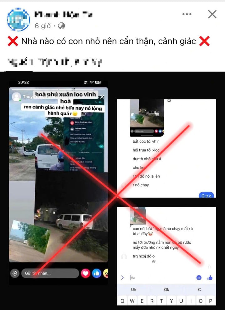 Thông tin bắt cóc trẻ em ở Bình Thuận , khánh hòa , Đắk Lắk là bịa đặt - Ảnh 3.