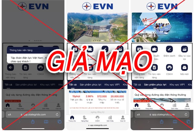 Cảnh báo lừa đảo điện lực: Tải ứng dụng giả mạo EVN mất hơn 10 triệu đồng - Ảnh 1.