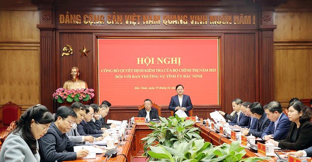 Công bố quyết định kiểm tra Ban Thường vụ Bắc Ninh từ Bộ Chính trị - Ảnh 1.