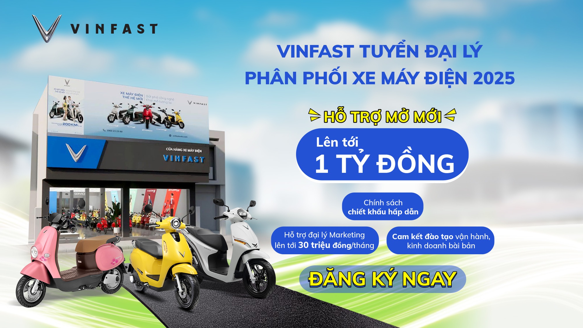 Tỷ phú Phạm Nhật Vượng tuyển đại lý xe máy điện VinFast, cơ hội sinh lời tới 500 triệu đồng/tháng- Ảnh 1. Tỷ phú Phạm Nhật Vượng tuyển đại lý xe máy điện VinFast, cơ hội sinh lời tới 500 triệu đồng/tháng- Ảnh 1.