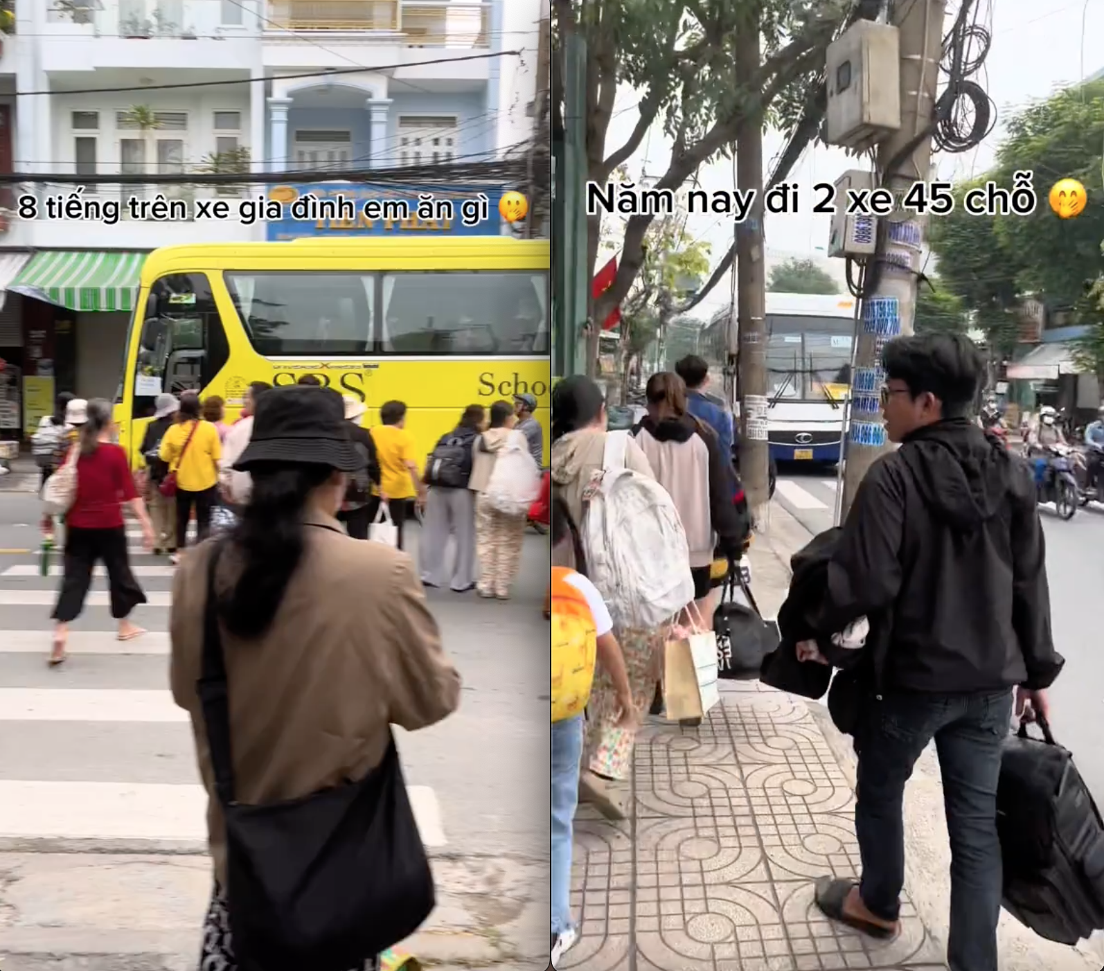 Gia đình 90 người "rồng rắn" đi du lịch: 8 tiếng di chuyển ăn uống tấp nập ngay trên ô tô, "menu" gần 10 món - Ảnh 1.