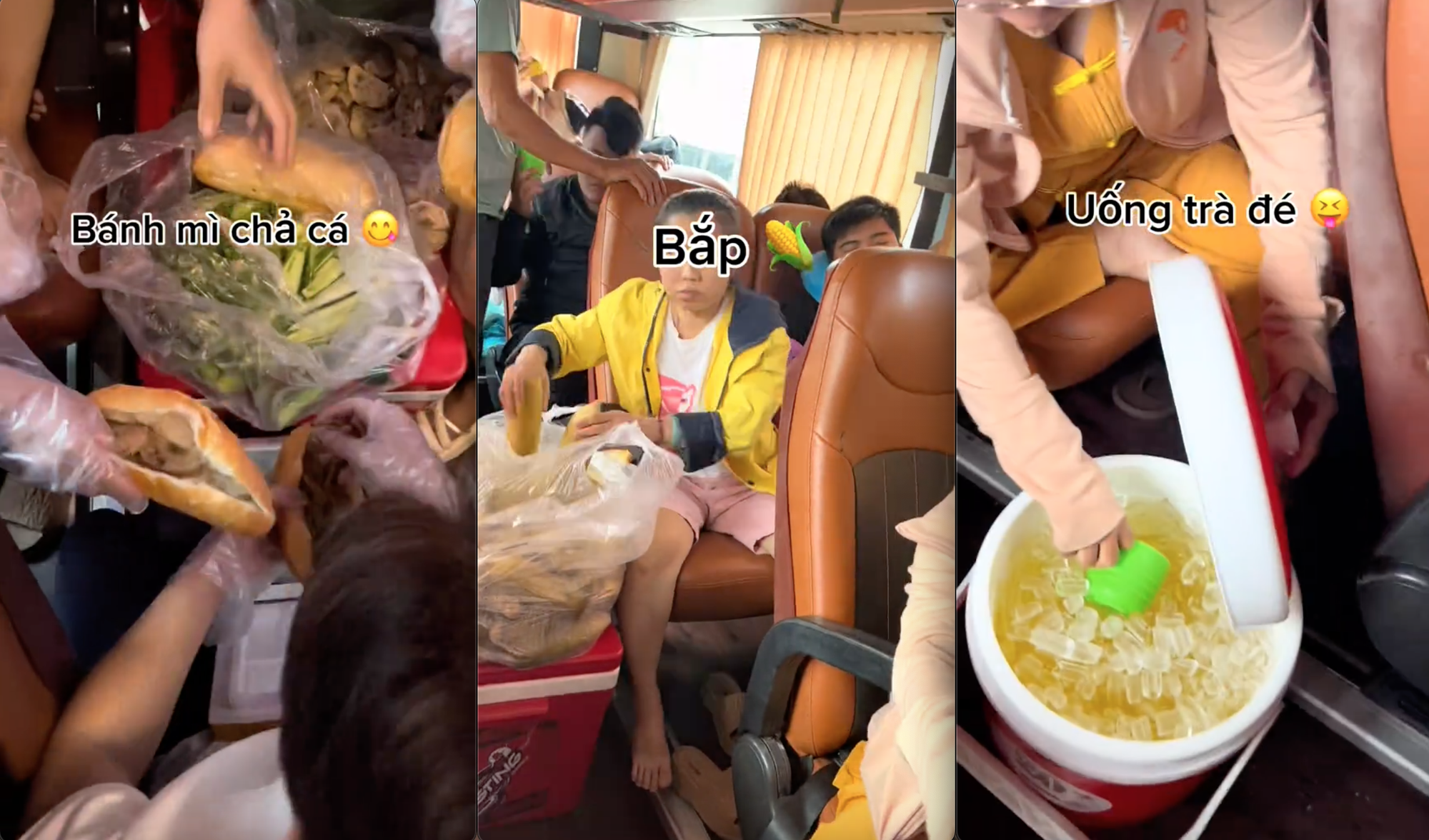 Gia đình 90 người "rồng rắn" đi du lịch: 8 tiếng di chuyển ăn uống tấp nập ngay trên ô tô, "menu" gần 10 món - Ảnh 2.