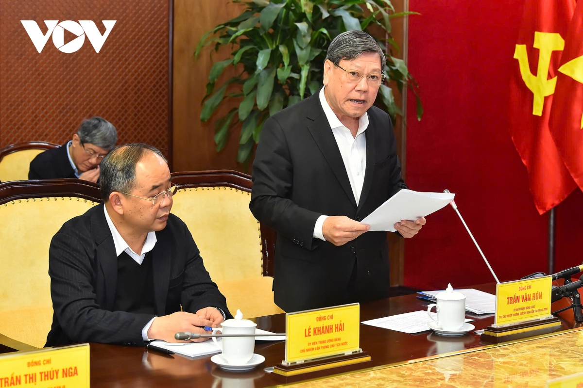 Chủ tịch nước Lương Cường kiểm tra Ban Thường vụ tỉnh ủy Quảng Ninh - Ảnh 4.