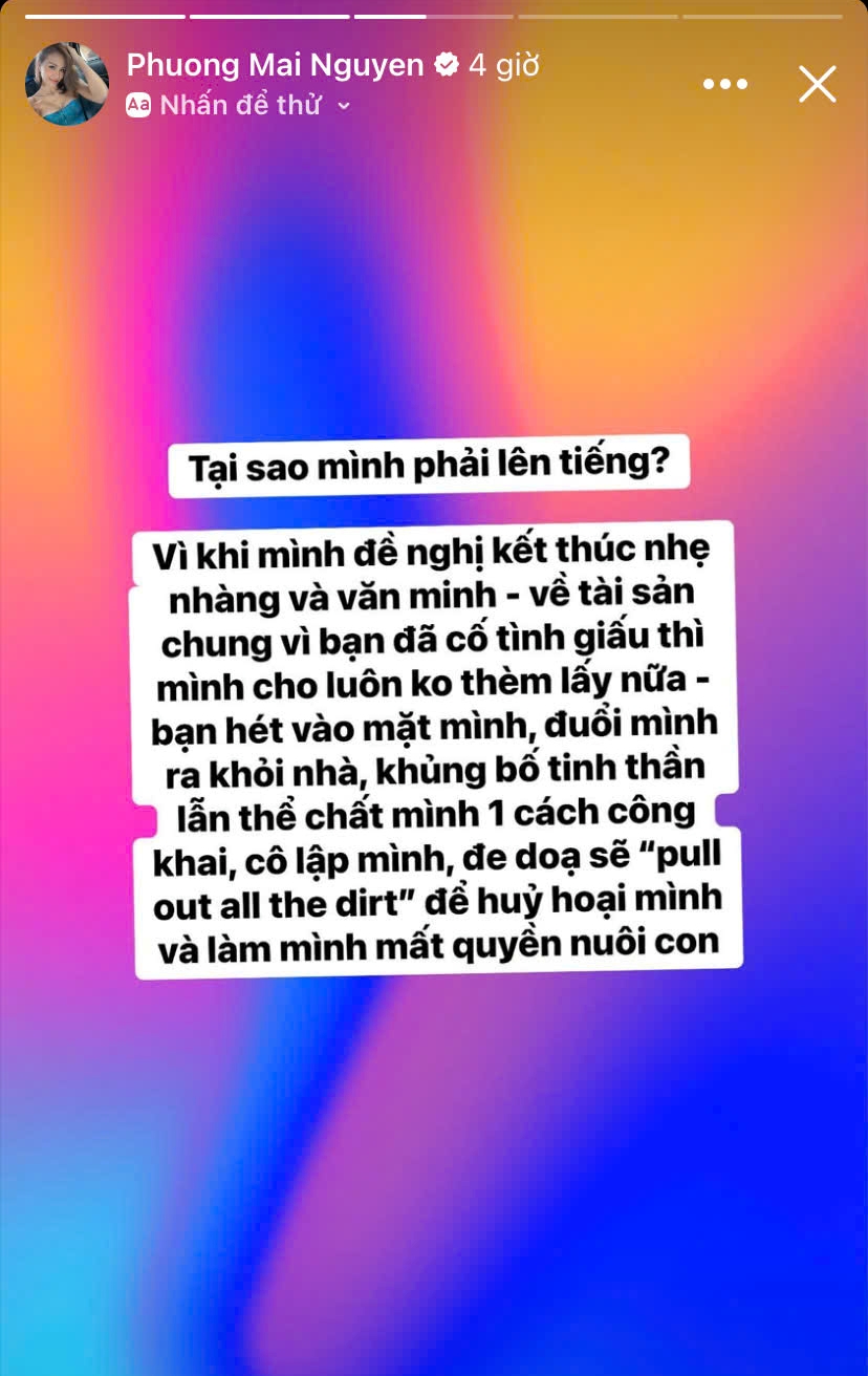 Sao nữ Vbiz bị đe dọa khi ly hôn hé lộ tình tiết mới: Chồng đòi chia 50% tài sản, yêu cầu cuối gây sốc - Ảnh 1. Sao nữ Vbiz bị đe dọa khi ly hôn hé lộ tình tiết mới: Chồng đòi chia 50% tài sản, yêu cầu cuối gây sốc - Ảnh 1.