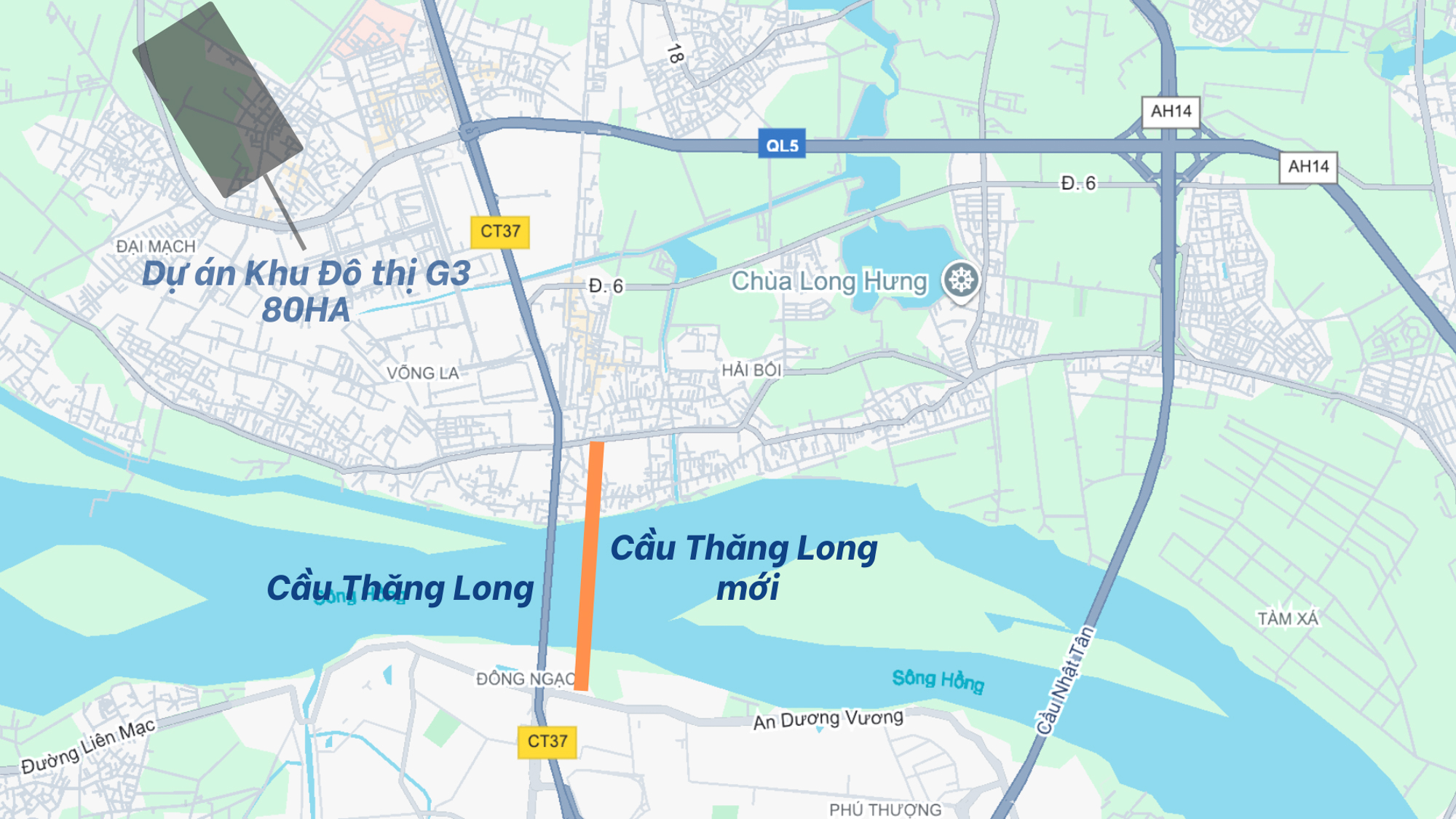 Khu vực cứ hơn 2km sẽ có một cây cầu cầu vượt sông, biến Đông Anh và Long Biên thành trung tâm kinh tế mới - Ảnh 7.