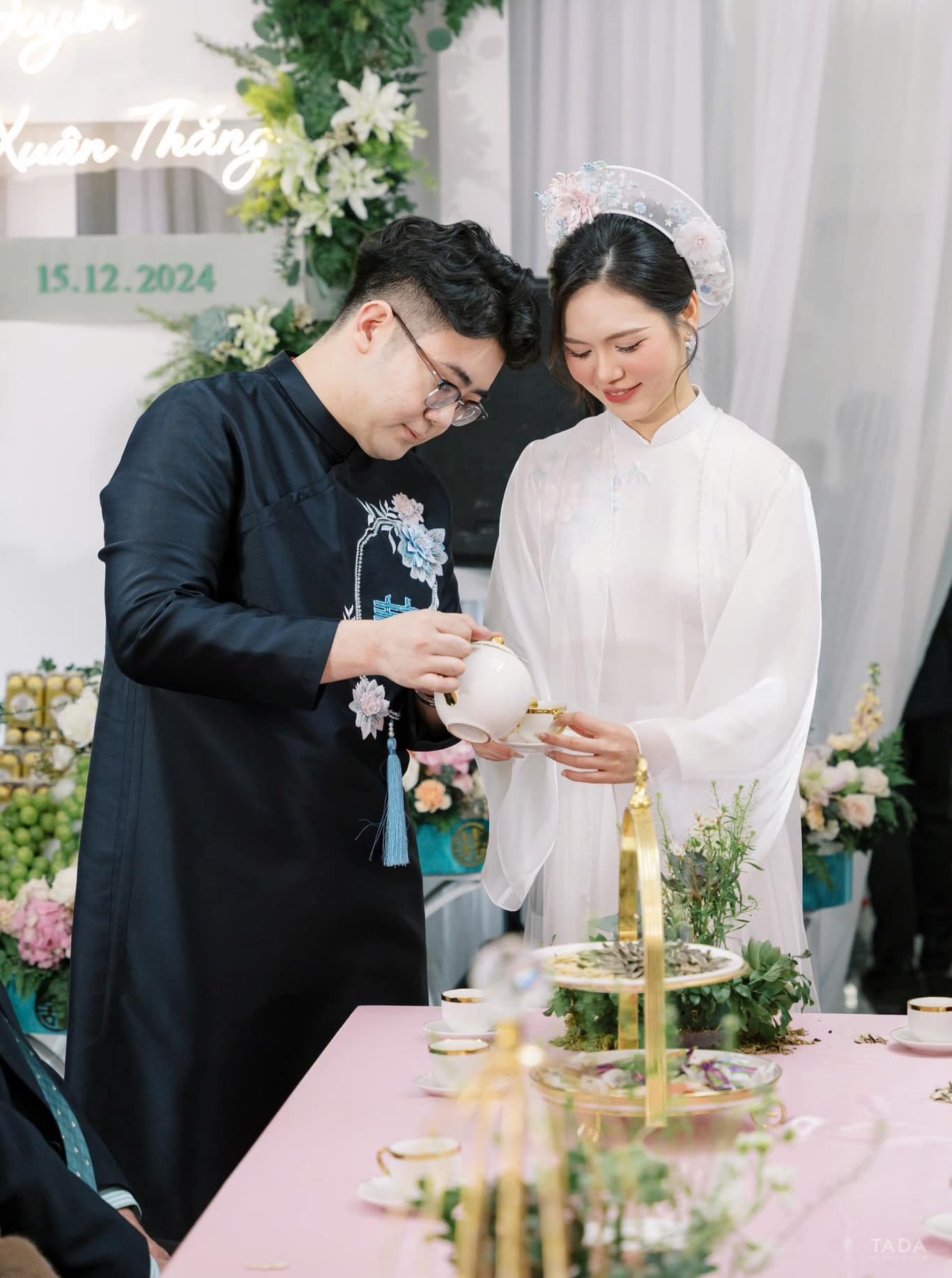 Hoa hậu Kỳ Duy&ecirc;n vừa b&iacute; mật tổ chức lễ cưới: D&acirc;u rể kho&aacute; m&ocirc;i cực ngọt, kh&aacute;ch mời vỏn vẹn 50 người- Ảnh 12.