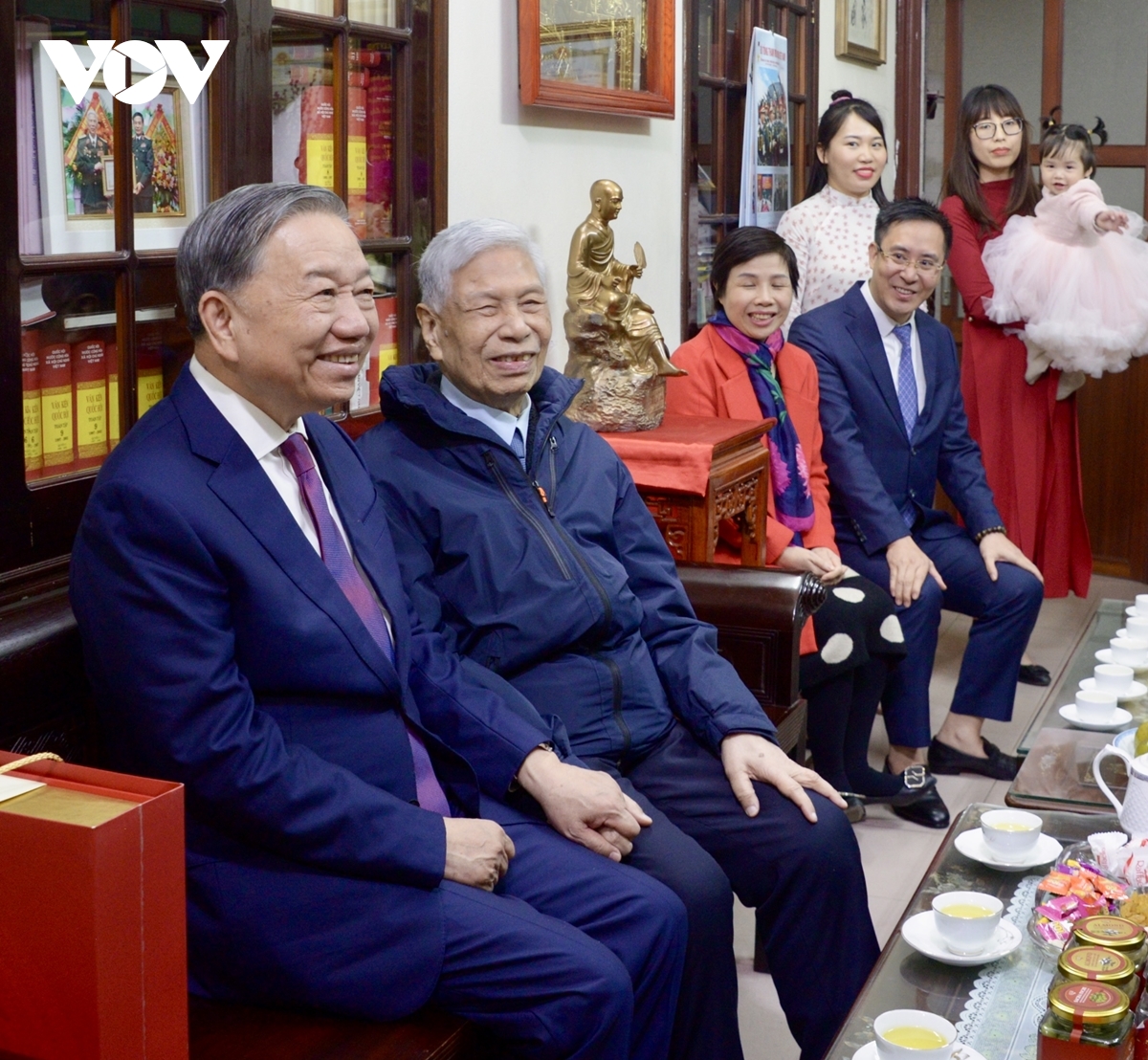 Tổng Bí thư Tô Lâm tưởng nhớ cố Thủ tướng Phạm Văn Đồng và thăm Trung tướng Đặng Quân Thụy - Ảnh 4.