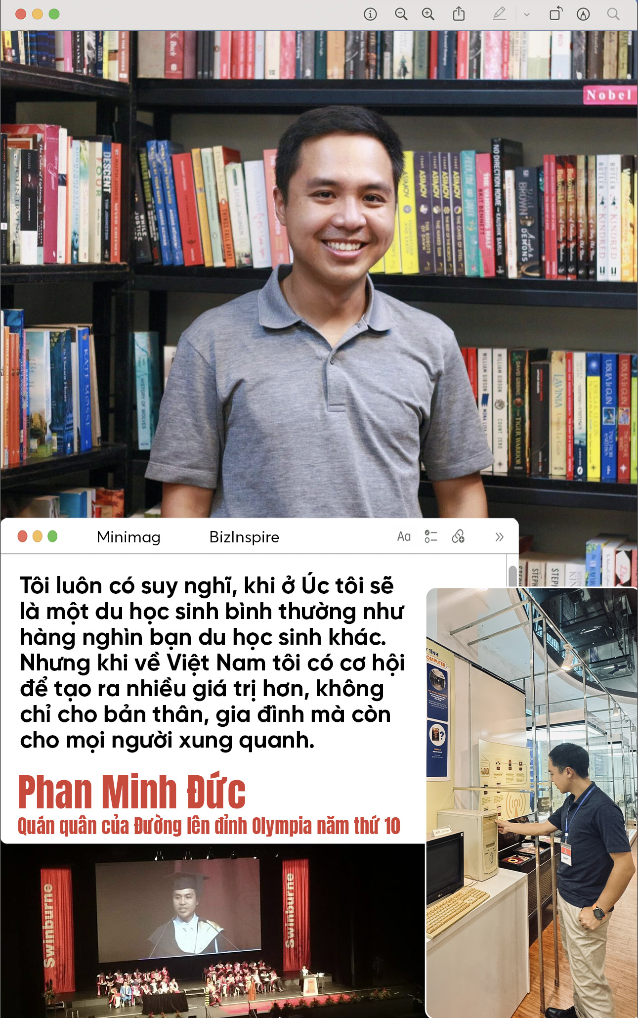 Phan Minh Đức - Quán quân Đường Lên Đỉnh Olympia trở về nước: Làm thầy giáo, khát khao phụng sự giáo dục sau 13 năm tích lũy nơi xứ người- Ảnh 2.