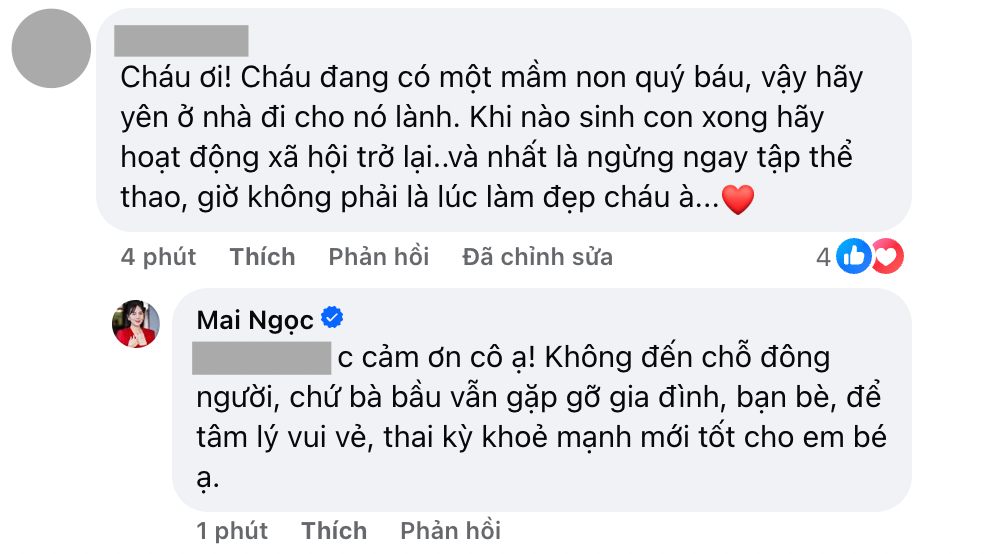 D&acirc;u h&agrave;o m&ocirc;n Mai Ngọc đ&aacute;p trả mẹ chồng online khi bị y&ecirc;u cầu dừng l&agrave;m ngay 2 việc để bảo vệ thai nhi- Ảnh 4.