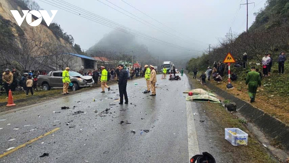 Tai nạn giao thông nghiêm trọng trên quốc lộ 6 tại Sơn La - Ảnh 1.