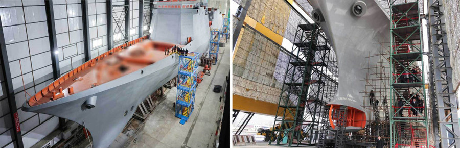 Triều Tiên chế tạo đồng thời hai tàu chiến tàng hình mới - Ảnh 2.
