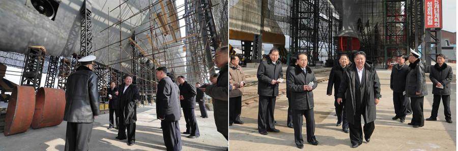 Triều Tiên chế tạo đồng thời hai tàu chiến tàng hình mới - Ảnh 3.