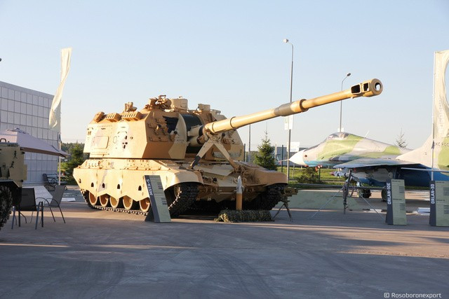 Ph&aacute;o tự h&agrave;nh 2 s 19 m 1 - 155 Nga bắn xa 41 km với chuẩn NATO - Ảnh 3.