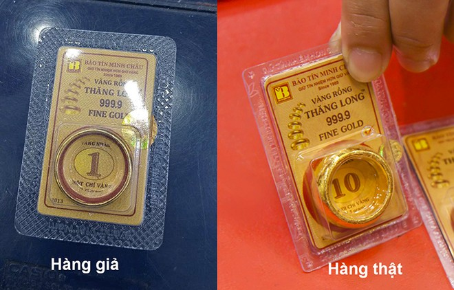 Kh&aacute;ch h&agrave;ng Bắc Ninh mua 1 vỉ v&agrave;ng nhẫn gắn nh&atilde;n Bảo T&iacute;n Minh Ch&acirc;u, đến khi b&aacute;n lại, chủ tiệm khẳng định: &ldquo;Đ&acirc;y l&agrave; v&agrave;ng giả&rdquo; - Ảnh 3.