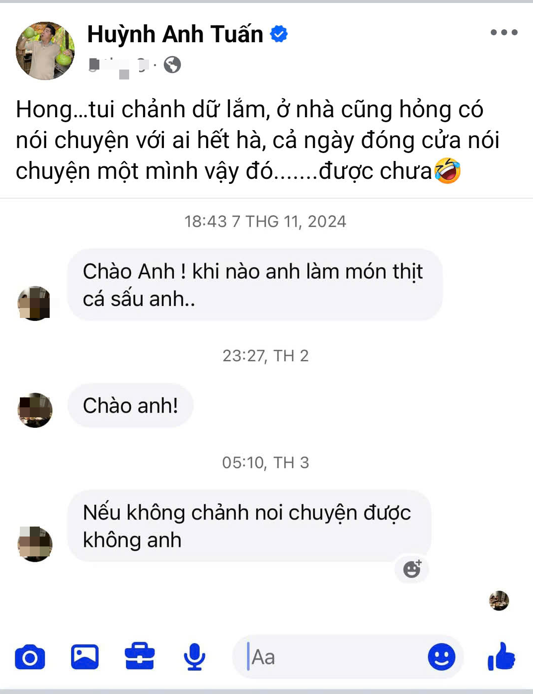 Nam diễn viên Việt cả nước biết mặt nói thẳng: “Ở nhà cũng không nói chuyện với ai” - Ảnh 2.