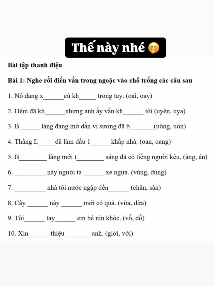 Đề thi Tiếng Việt d&agrave;nh cho người nước ngo&agrave;i si&ecirc;u kh&oacute;, đến người "bản xứ" c&ograve;n kh&oacute; l&agrave;m đ&uacute;ng hết 10 c&acirc;u - Ảnh 1.