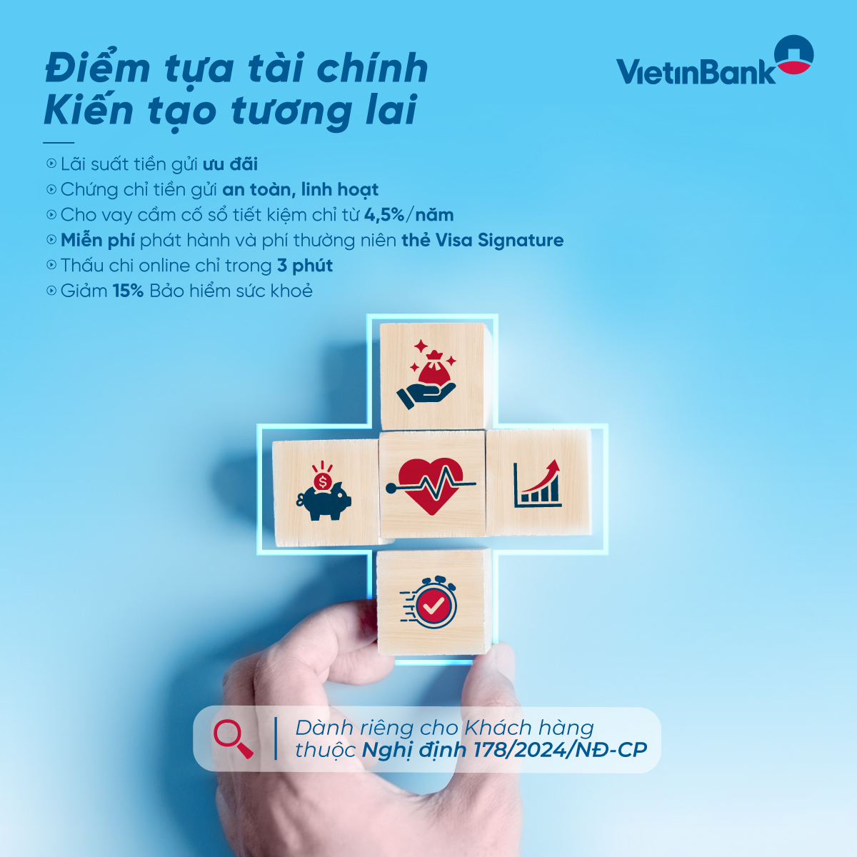 VietinBank mang đến giải pháp tài chính an tâm cho khách hàng thuộc Nghị định 178/2024/NĐ-CP - Ảnh 1.