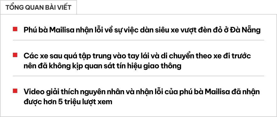 Mang dàn siêu trị giá hàng trăm tỷ vượt đèn đỏ tại Đà Nẵng, bà trùm ngành mỹ phẩm nhận lỗi: ‘Là sơ suất trong quá trình di chuyển, đã hoàn tất thủ tục xử phạt’ - Ảnh 1.