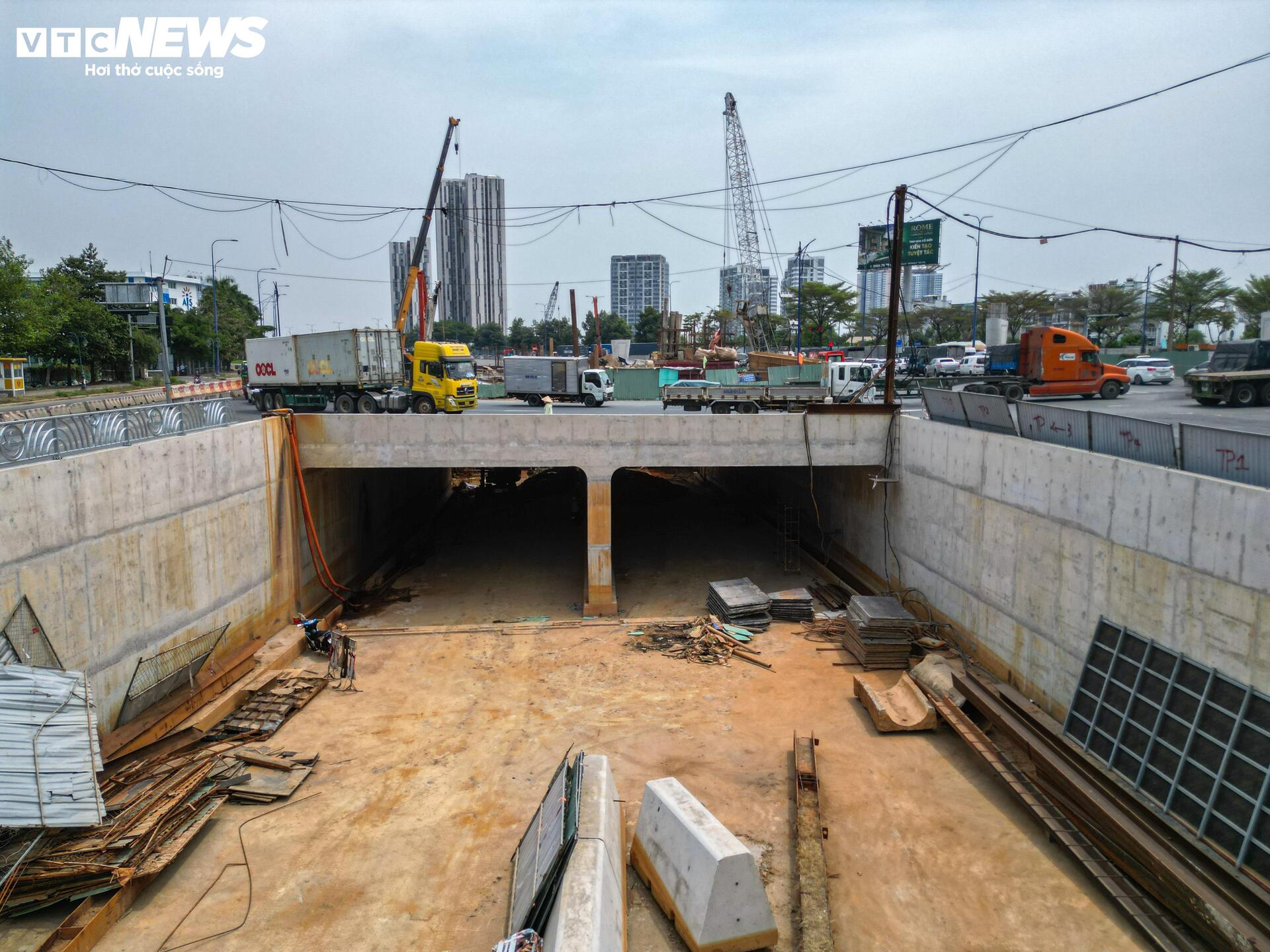 Diện mạo hầm chui An Phú sắp thông xe , giảm ùn tắc cao tốc Long Thành - Ảnh 14.