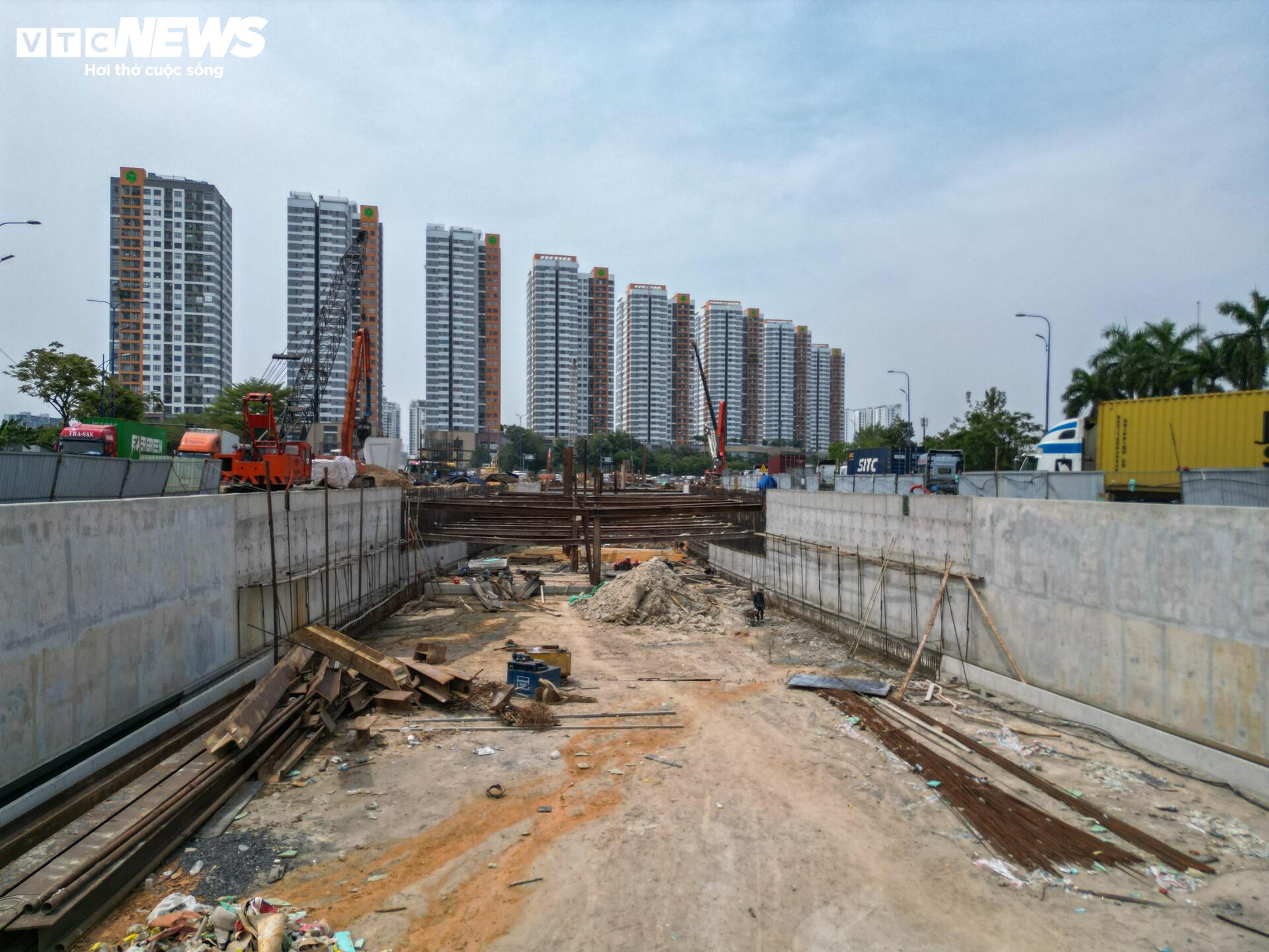 Diện mạo hầm chui An Phú sắp thông xe , giảm ùn tắc cao tốc Long Thành - Ảnh 10.