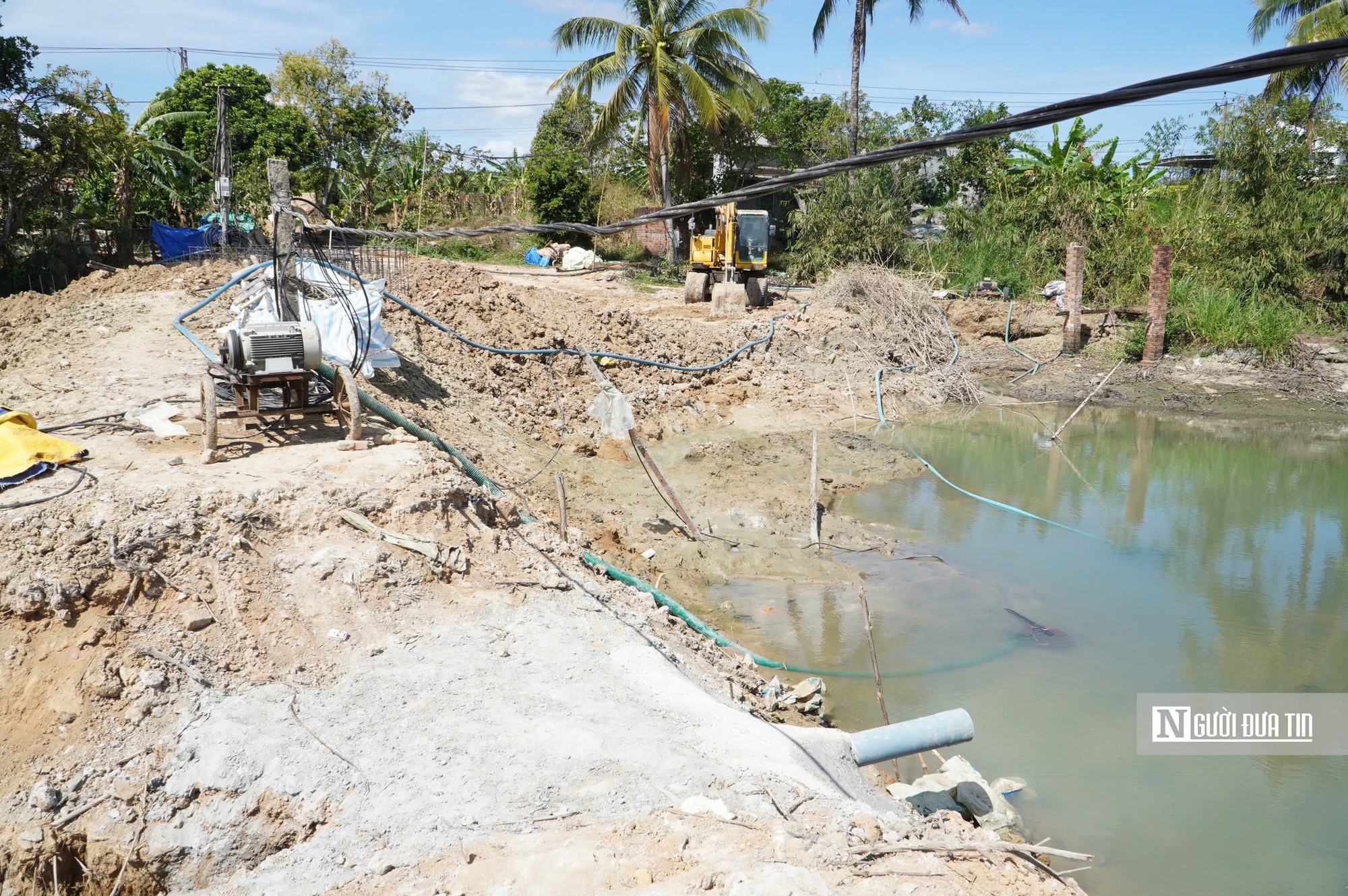 Hạn h&aacute;n khốc liệt ở T&acirc;y Nguy&ecirc;n: N&ocirc;ng d&acirc;n chật vật giữ nước cho m&ugrave;a m&agrave;ng- Ảnh 3.