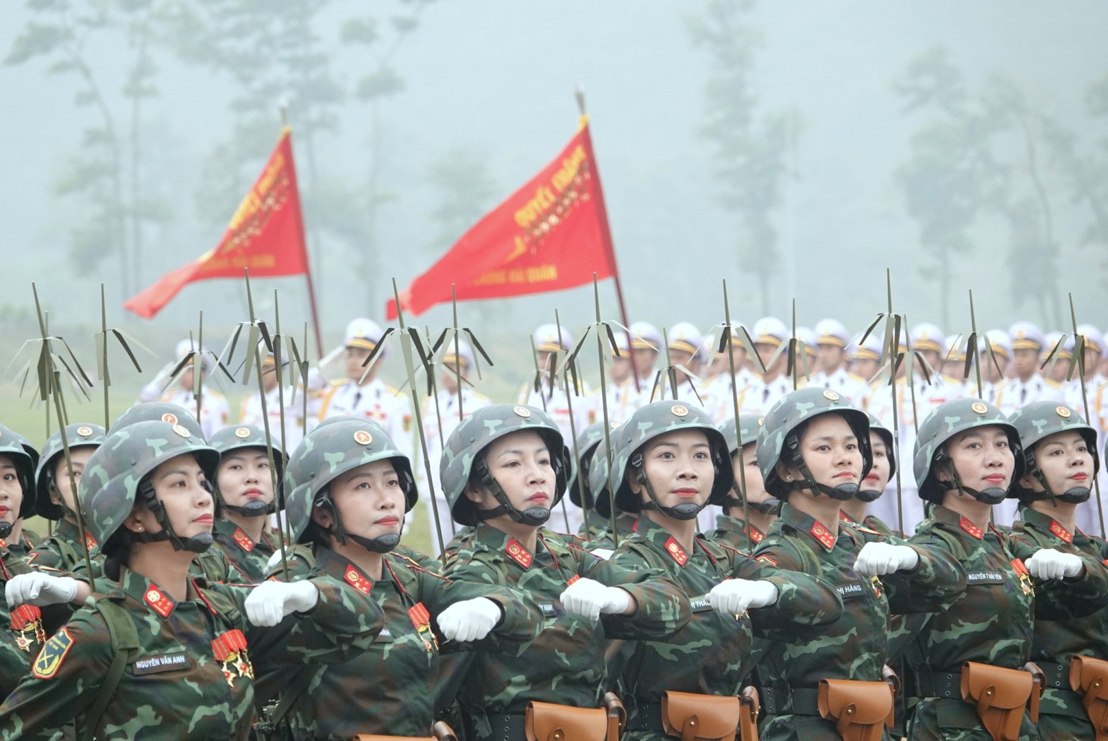 Đại tướng Phan Văn Giang thị sát diễu binh kỷ niệm 50 năm thống nhất - Ảnh 13.