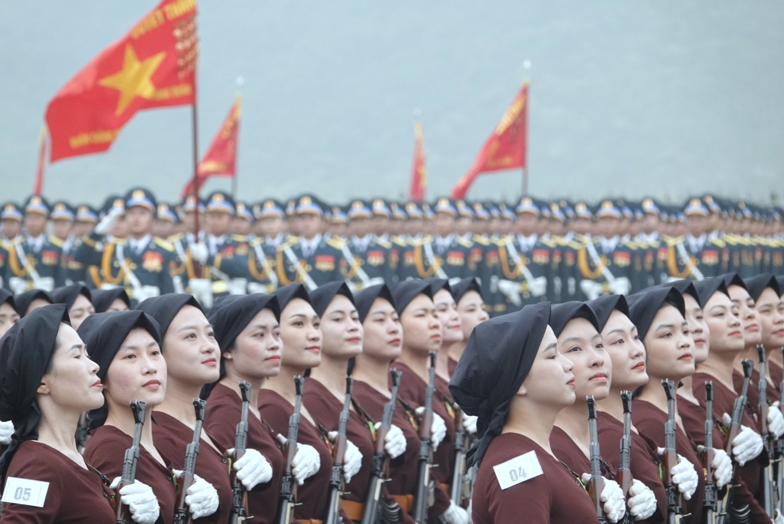 Đại tướng Phan Văn Giang thị sát diễu binh kỷ niệm 50 năm thống nhất - Ảnh 18.