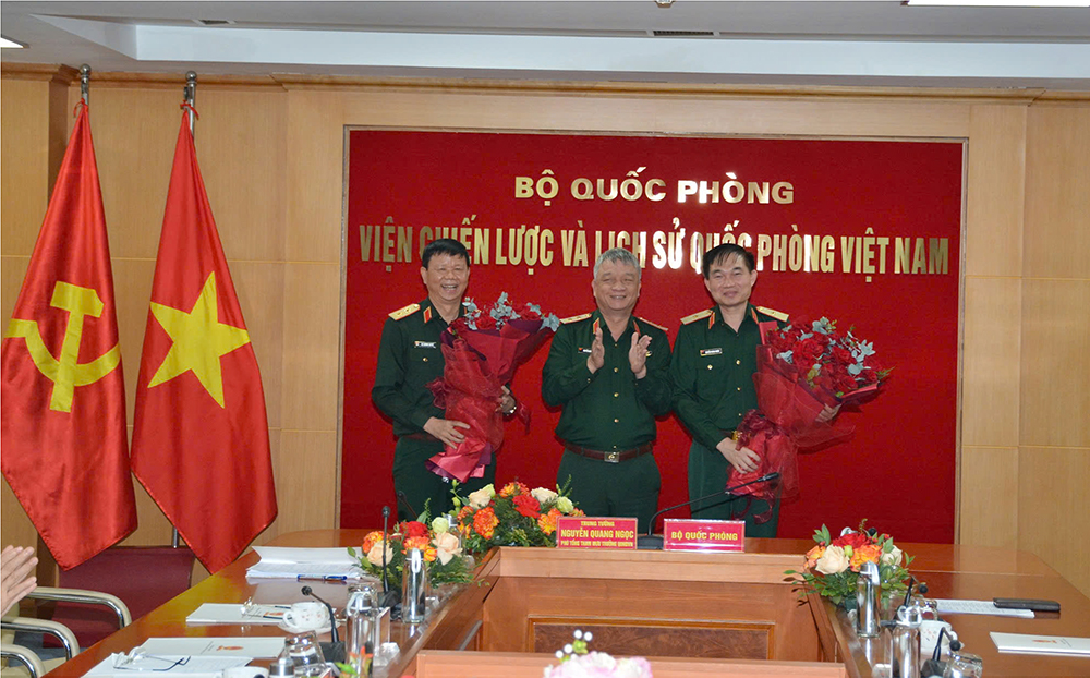 Sáp nhập Viện quốc phòng: Viện Lịch sử quân sự và Viện Chiến lược quốc phòng hợp nhất - Ảnh 4.
