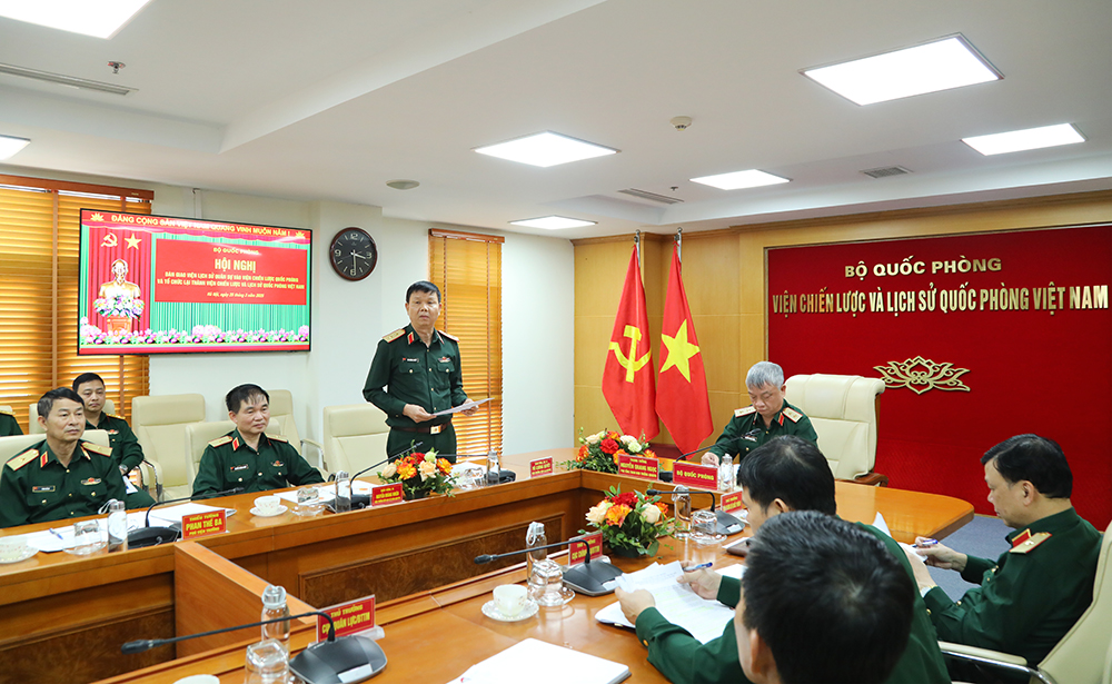 Sáp nhập Viện quốc phòng: Viện Lịch sử quân sự và Viện Chiến lược quốc phòng hợp nhất - Ảnh 5.