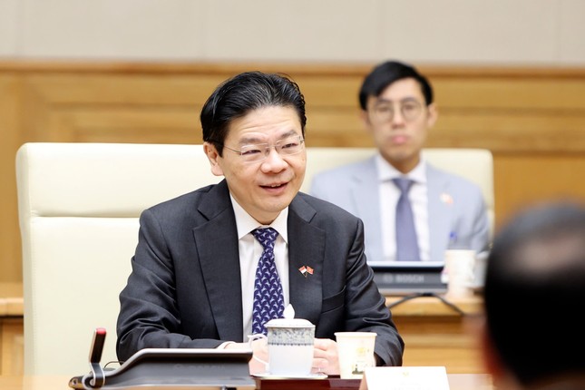 Thủ tướng Phạm Minh Ch&iacute;nh đ&oacute;n Thủ tướng Singapore Lawrence Wong tại Việt Nam - Ảnh 7.