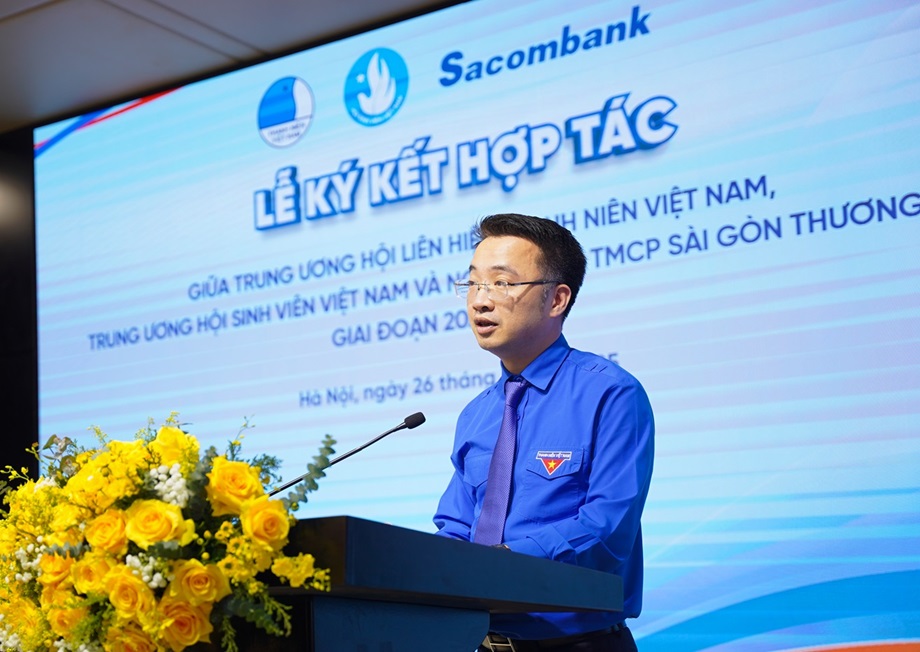 Sacombank ký kết hợp tác nâng cao kiến thức tài chính số cho giới trẻ - Ảnh 2.