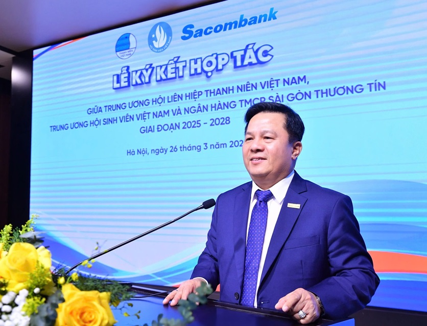 Sacombank ký kết hợp tác nâng cao kiến thức tài chính số cho giới trẻ - Ảnh 3.