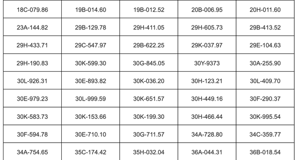 135 chủ xe vượt đèn đỏ, đi quá tốc độ có biển số sau phải đóng phạt nguội theo Nghị định 168