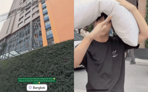 Nam ca sĩ Việt bỏ chạy khi gặp động đất tại Thái Lan, sợ hãi đến mức chỉ lấy đúng 1 món đồ không giống ai! - Ảnh 1. Nam ca sĩ Việt bỏ chạy khi gặp động đất tại Thái Lan, sợ hãi đến mức chỉ lấy đúng 1 món đồ không giống ai! - Ảnh 1.