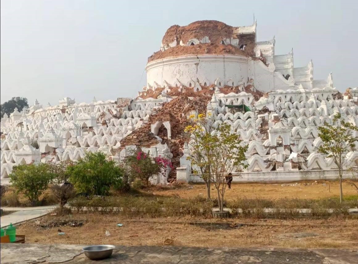 Động đất Myanmar giải phóng năng lượng tương đương 334 quả bom nguyên tử - Ảnh 2. Động đất Myanmar giải phóng năng lượng tương đương 334 quả bom nguyên tử - Ảnh 2.