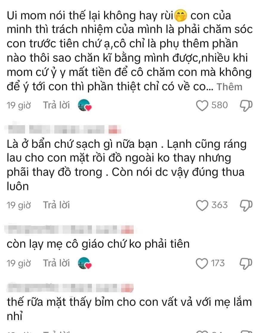 C&ocirc; gi&aacute;o mầm non n&agrave;i nỉ: "Trời lạnh kh&ocirc;ng tắm nhưng cần thay đồ cho b&eacute;", phụ huynh v&agrave;o combat khiến d&acirc;n mạng cạn lời - Ảnh 4.
