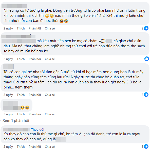 C&ocirc; gi&aacute;o mầm non n&agrave;i nỉ: "Trời lạnh kh&ocirc;ng tắm nhưng cần thay đồ cho b&eacute;", phụ huynh v&agrave;o combat khiến d&acirc;n mạng cạn lời - Ảnh 6.