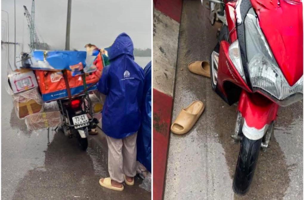 Nam shipper bỏ lại xe chở hàng, nghi nhảy cầu tự tử- Ảnh 2. Nam shipper bỏ lại xe chở hàng, nghi nhảy cầu tự tử- Ảnh 2.