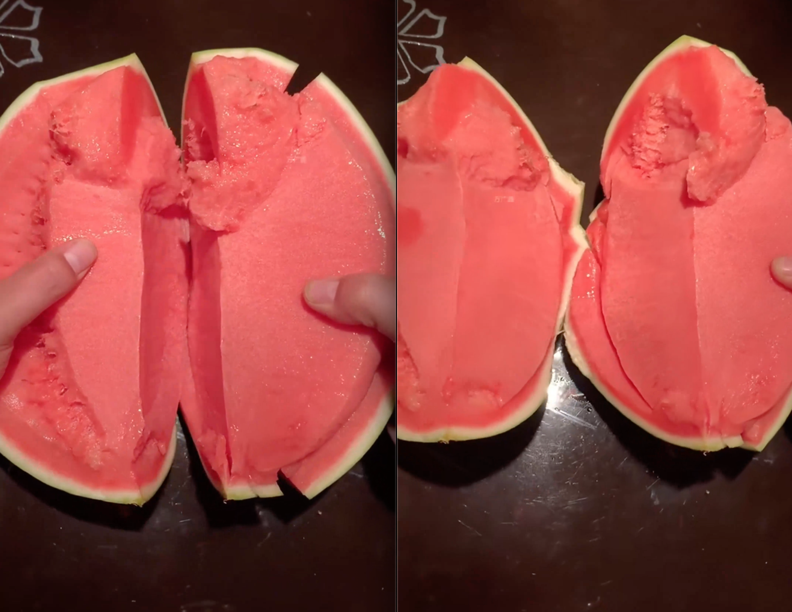 H&igrave;nh ảnh quả dưa hấu c&oacute; phần ruột qu&aacute; ho&agrave;n hảo khiến nhiều người nhất quyết kh&ocirc;ng tin n&oacute; thật sự tồn tại- Ảnh 2.