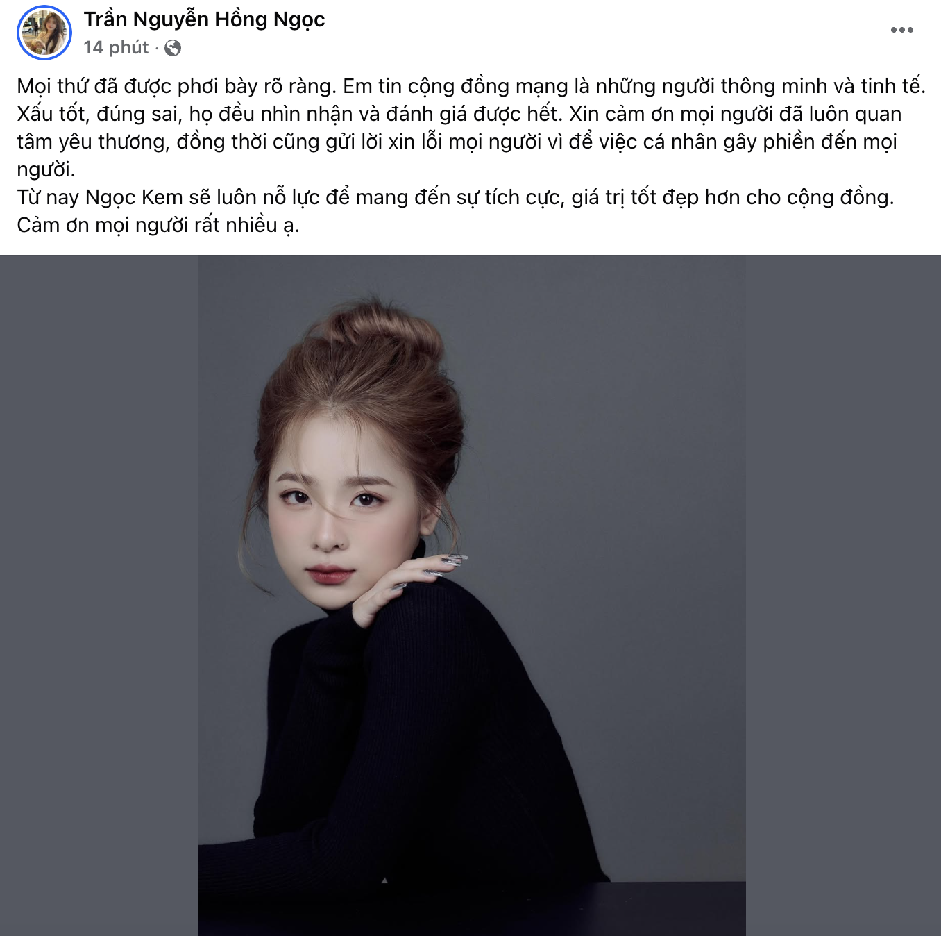 Tuy&ecirc;n bố l&uacute;c nửa đ&ecirc;m từ Ngọc Kem- Ảnh 1.