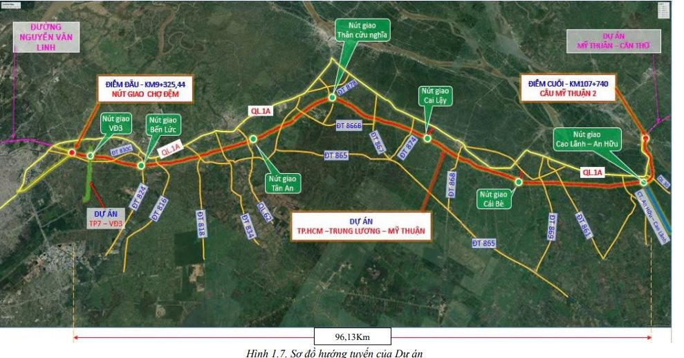 Liên danh Đèo Cả - CII - Tasco đề xuất làm dự án mở rộng cao tốc Trung Lương - Mỹ Thuận gần 40.000 tỷ đồng, sử dụng hơn 1.000ha đất - Ảnh 1.