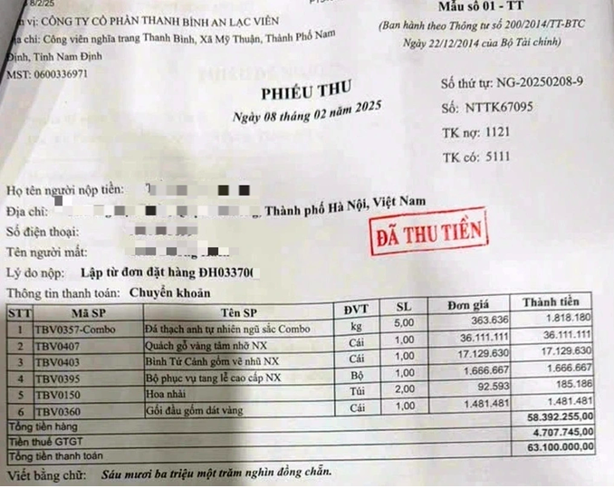 Vụ ép khách mua quách giá cao tại Nam Định khiến dư luận phẫn nộ - Ảnh 2.