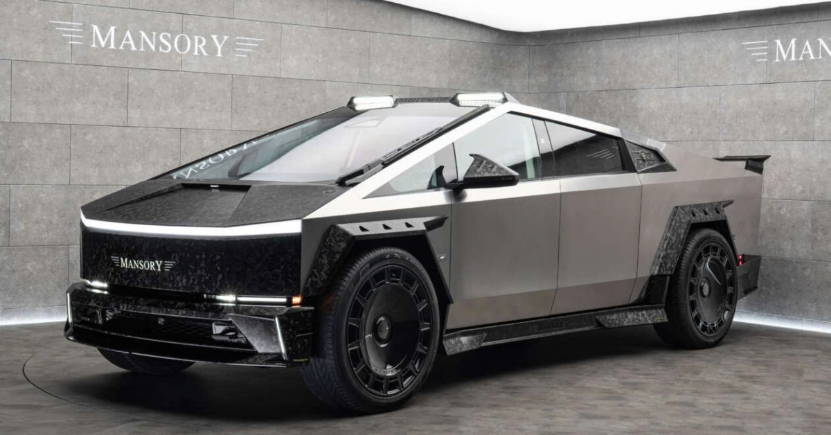 Khám phá xe bán tải điện Tesla Cybertruck độ Mansory - Ảnh 1.