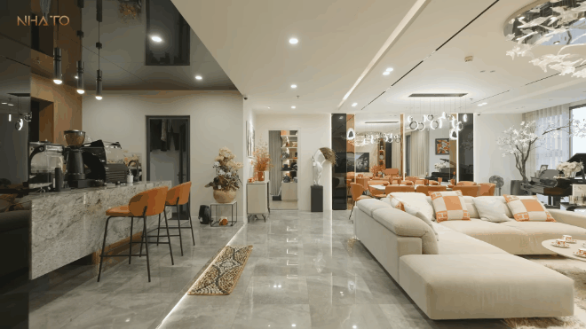 Căn hộ 300m2 của cô giáo trường Ams ở Hà Nội: Tâm huyết từng góc, đề cao phong thủy - Ảnh 2.