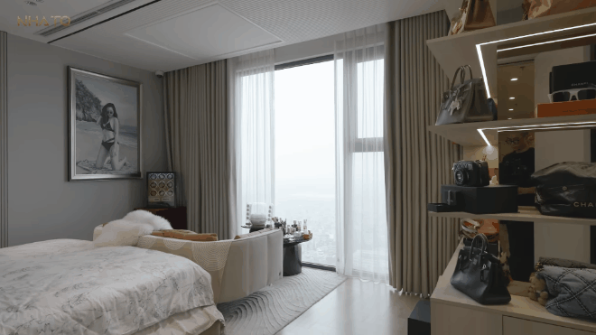 Căn hộ 300m2 của cô giáo trường Ams ở Hà Nội: Tâm huyết từng góc, đề cao phong thủy - Ảnh 10.