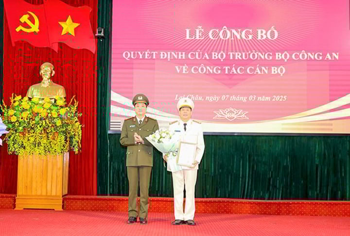 Bổ nhiệm Phó Giám đốc Công an tại Lai Châu , Bắc Giang , Phú Thọ - Ảnh 1.