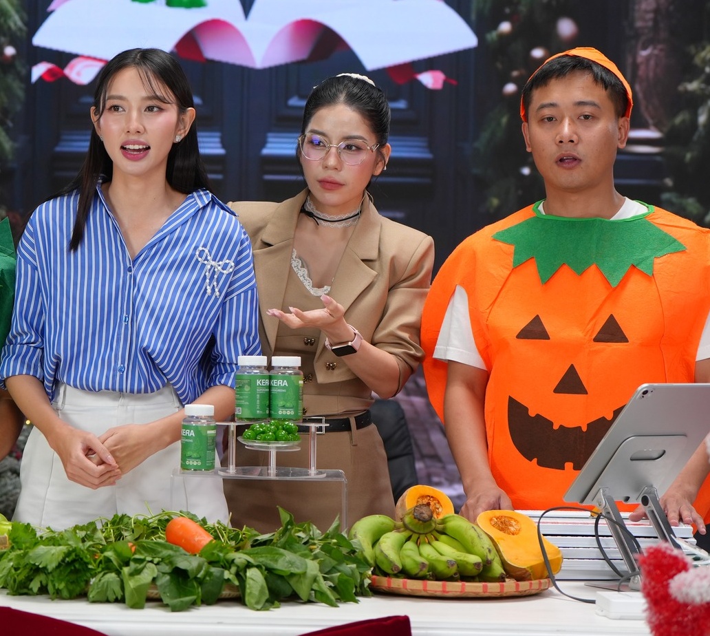 Hoa hậu Thuỳ Ti&ecirc;n lần đầu ch&iacute;nh thức lộ diện sau l&ugrave;m x&ugrave;m kẹo rau Kera, c&oacute; 1 th&aacute;i độ kh&aacute;c lạ- Ảnh 3.