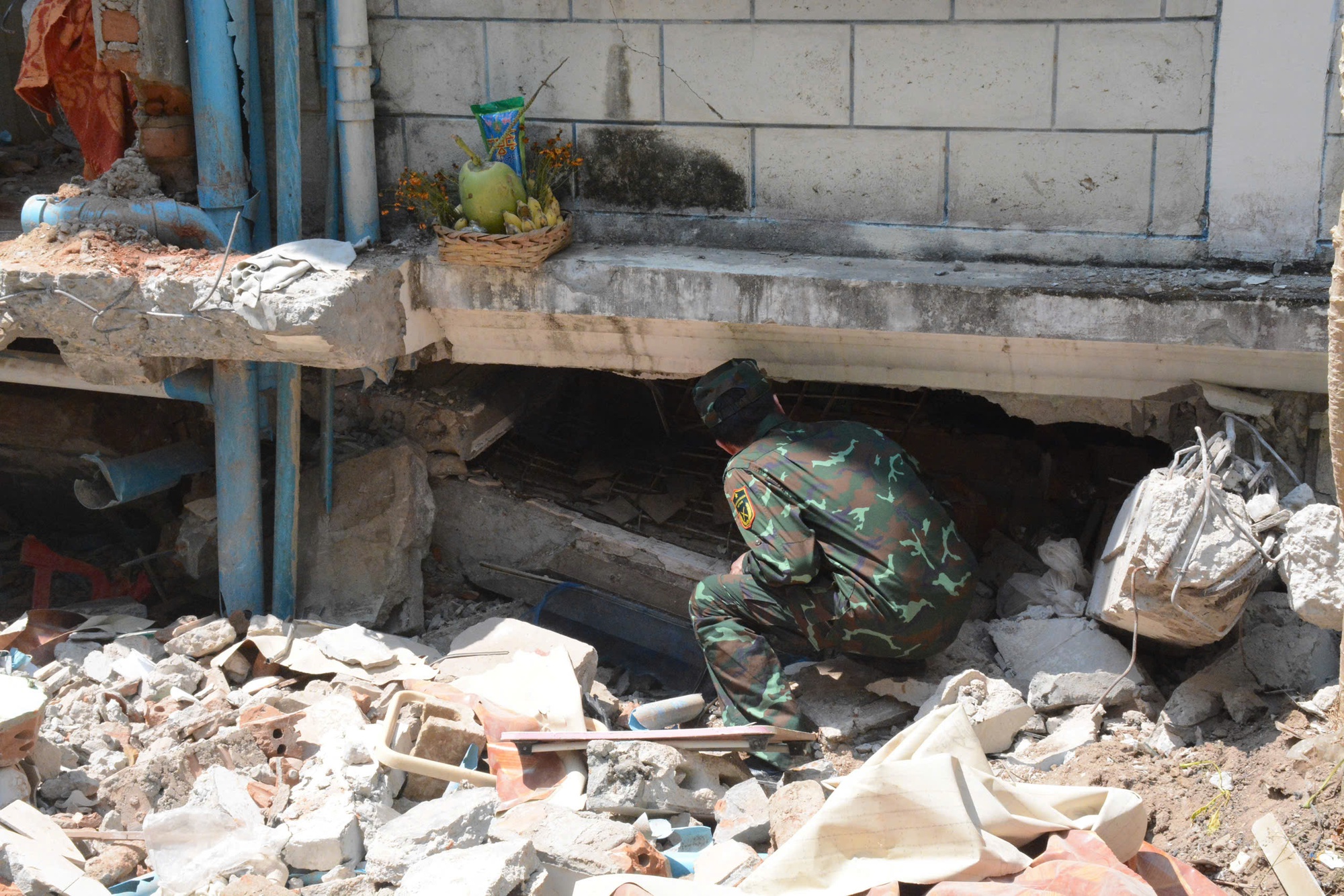 Video: Đội cứu hộ Việt Nam xác định 2 vị trí nghi có nạn nhân động đất tại Myanmar- Ảnh 8.