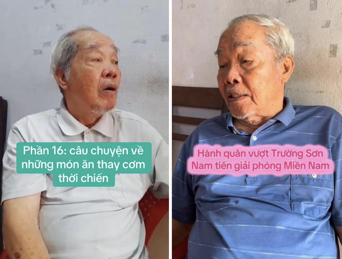 Cựu chiến binh Đo&agrave;n Trọng Tước g&acirc;y sốt TikTok với c&acirc;u chuyện kh&aacute;ng chiến - Ảnh 1.