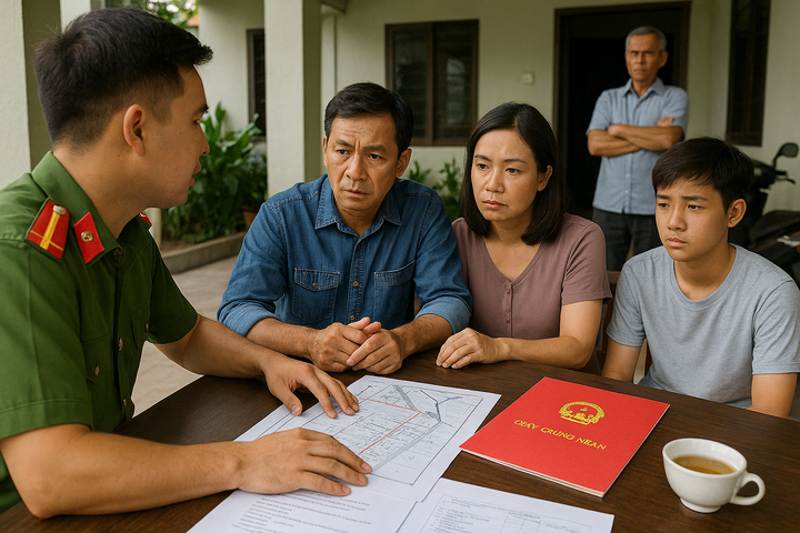 Cách xin sổ đỏ không ký giáp ranh khi hàng xóm từ chối - Ảnh 1.